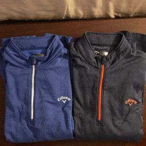 Men’s Callaway quarter zip shirt
